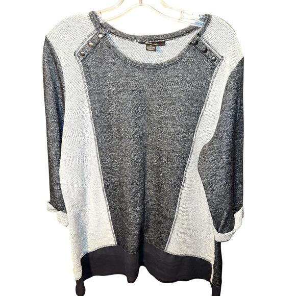 Style & Company Gray XL Women's Sweater Misses Size Extra Large16 18 - Picture 2 of 5